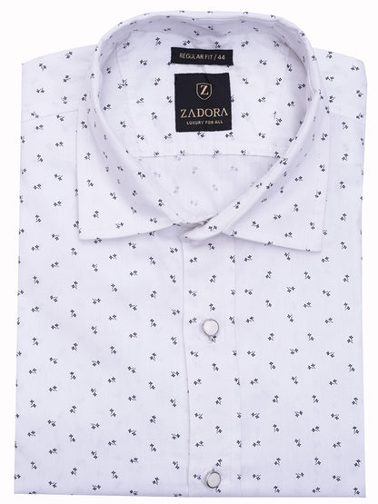 ZADORA Pack of 2 Men's Cotton Regular Fit Full Sleeves Stylish, Comfortable Casual & Formal Shirt