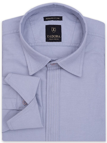 ZADORA Pack of 2 Men's Cotton Regular Fit Full Sleeves Stylish, Comfortable Casual & Formal Shirt