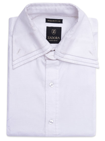 ZADORA Pack of 2 Men's Cotton Regular Fit Full Sleeves Stylish, Comfortable Casual & Formal Shirt