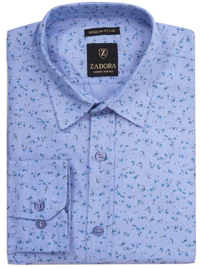 ZADORA Pack of 3 Men's Cotton Regular Fit Full Sleeves Stylish, Comfortable Casual & Formal Shirt