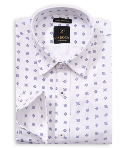 ZADORA Pack of 3 Men's Cotton Regular Fit Full Sleeves Stylish, Comfortable Casual & Formal Shirt