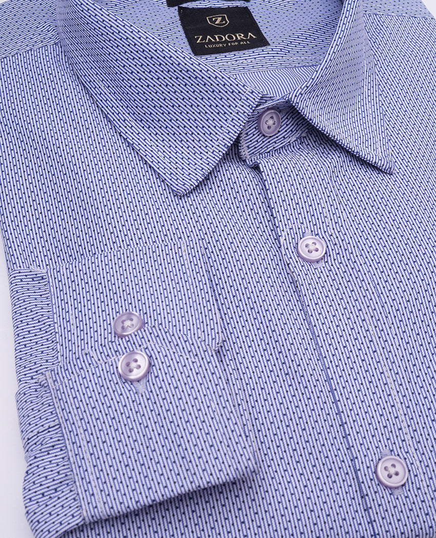 ZADORA Pack of 3 Men's Cotton Regular Fit Full Sleeves Stylish, Comfortable Casual & Formal Shirt