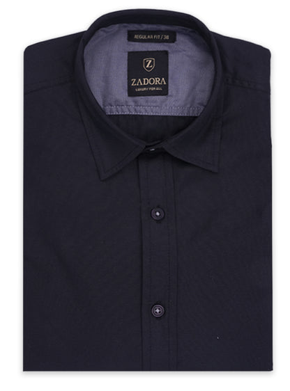 ZADORA Pack of 2 Men's Cotton Regular Fit Full Sleeves Stylish, Comfortable Casual & Formal Shirt