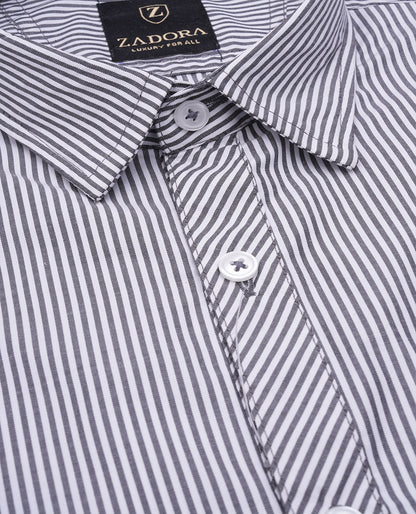 ZADORA Pack of 3 Men's Cotton Regular Fit Full Sleeves Stylish, Comfortable Casual & Formal Shirt