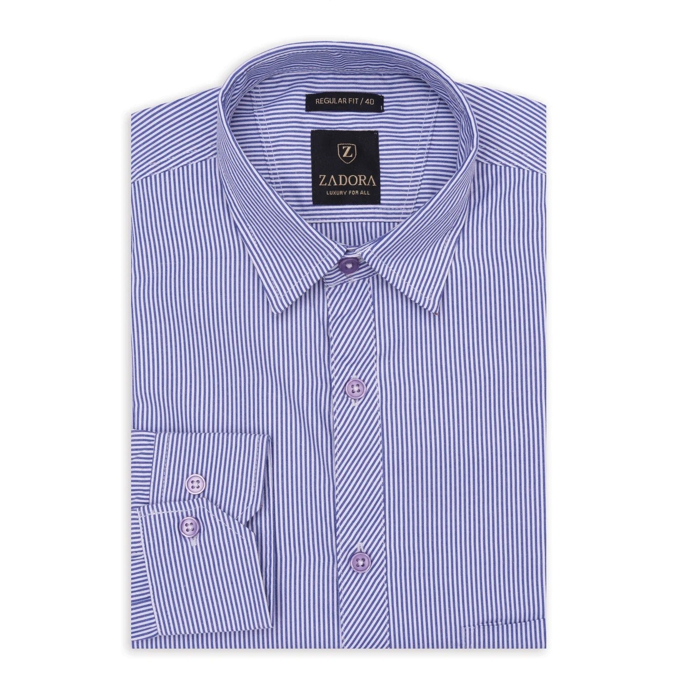 ZADORA Pack of 3 Men's Cotton Regular Fit Full Sleeves Stylish, Comfortable Casual & Formal Shirt