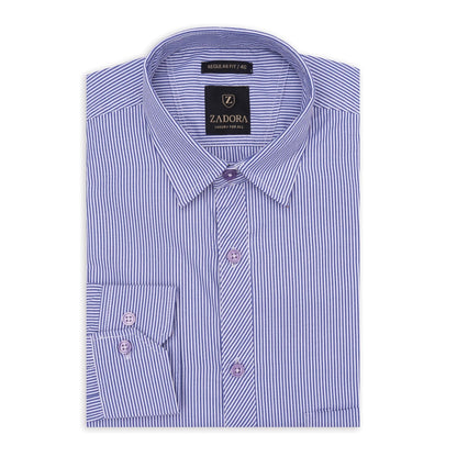 ZADORA Pack of 3 Men's Cotton Regular Fit Full Sleeves Stylish, Comfortable Casual & Formal Shirt