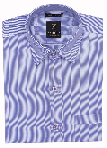 ZADORA Pack of 3 Men's Cotton Regular Fit Full Sleeves Stylish, Comfortable Casual & Formal Shirt
